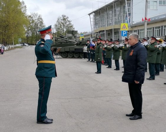Парад Победы в пос. Мелехово